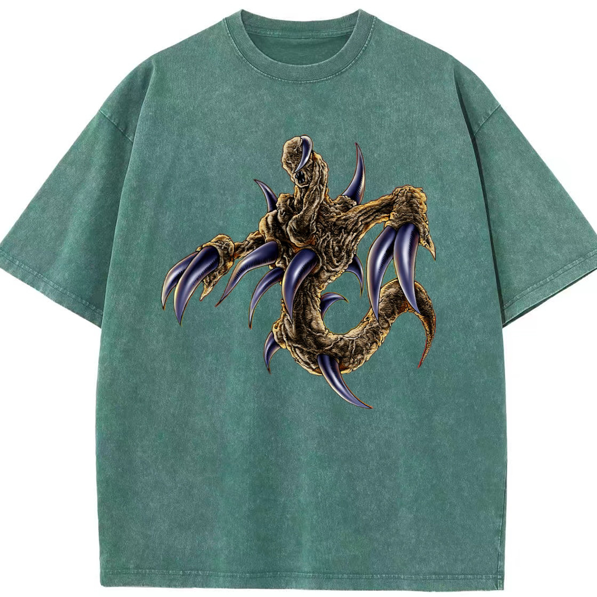（画像用） 遊☆戯☆王 Yu-Gi-Oh! 綿100% ヴィンテージ風 半袖Tシャツ（フロントプリント）